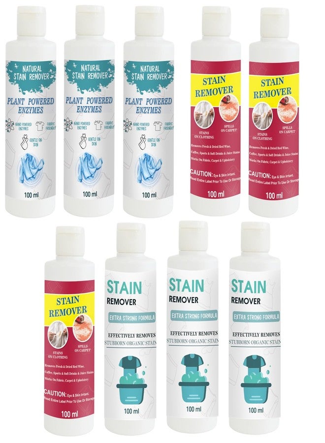 TOOVUS Stain Remover Combo Pack of Shirt (Pack of 3), Red (Pack of 3), Doll (Pack of 2) and Doll Stain Remover | Multi-Surface Cleaning Solution for Clothes, Fabrics, Upholstery (100 g Each) - Image 1